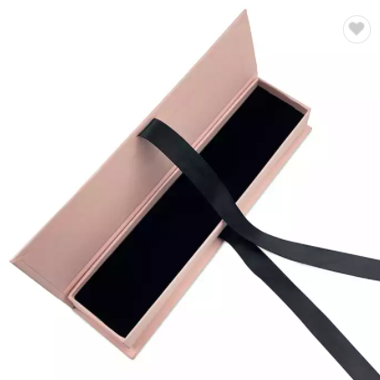 Custom Small Jewelry Box Personalized Logo Cardboard Necklace Ring Packaging Paper Gift Box / 2