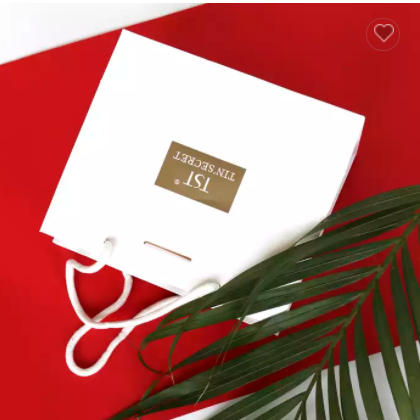 China Suppliers Wholesale Famous Brand Gift Custom Printed White Kraft Paper Bags Full Color Printin / 3