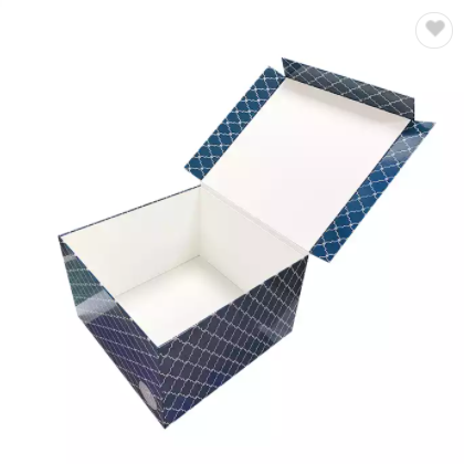 Customize Large Black Foldable Magnetic Closure Luxury Gift Cardboard Shipping Paper Box For Clothes / 3