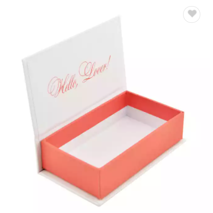 Custom Laser Printing Hard Paper Empty Magnetic Shape Makeup Eyelashes Box Silk Eyelashes Box / 1