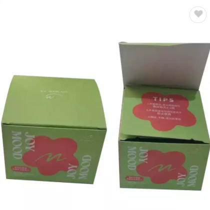 2022 Eco Packaging Logo Printed 350gsm White Card Folding Custom food Packaging Paper Box / 3