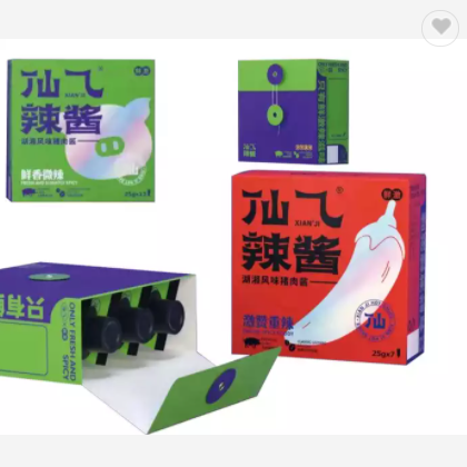 Wholesale custom madeTake Away Food chili sauce mustard Fries Fried Chicken Nuggets Carton Paper Foo / 2