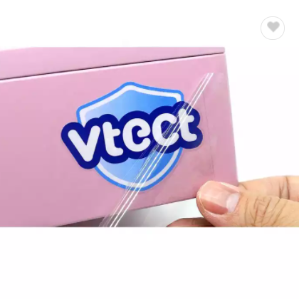 Professional custom logo brand name printing UV removable vinyl sticker transfer die cut logo hologr / 1