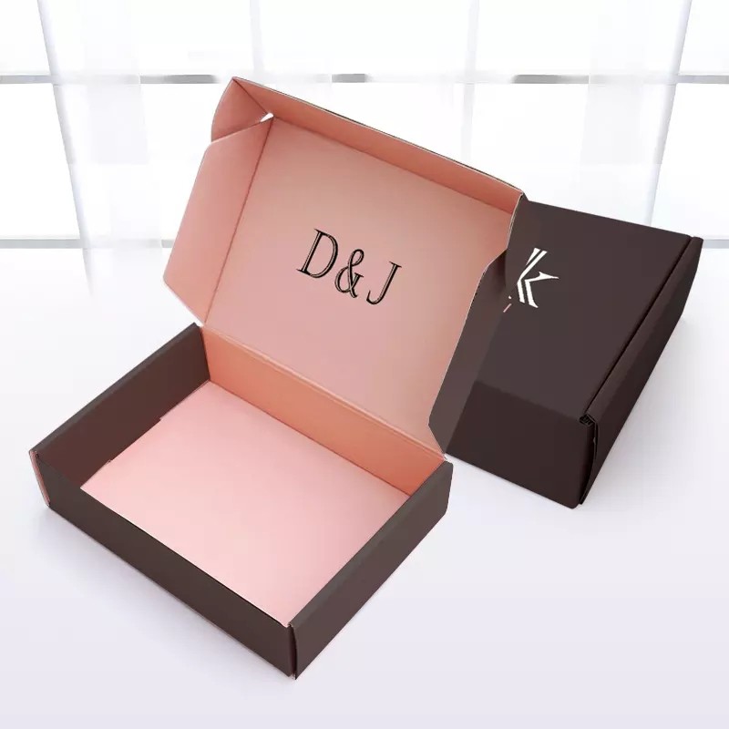 Factory Custom Women Men Underwear Garment Packaging Box Design T-shirt Box With Logo / 3