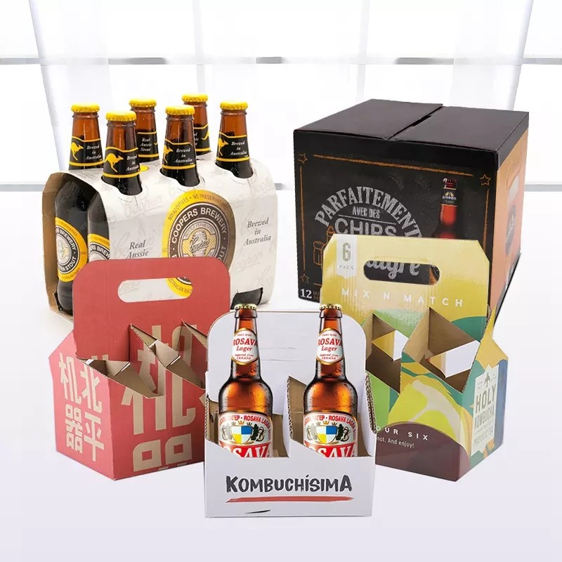 factory custom paper cardboard red wine gift packaging box with logo / 3