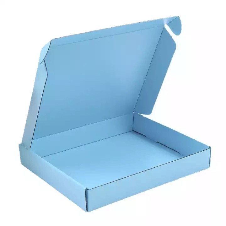 Eco Friendly Shipping Pack Paper Box Kraft Corrugated Cardboard Subscription Mailer Boxes Custom LOG / 3