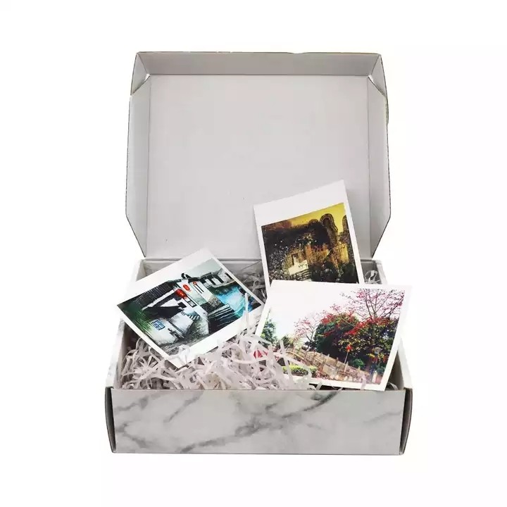 Custom Printed Logo Corrugated Shipping Packing Carton Mailer Box Cardboard Packaging Happy Birthday / 3
