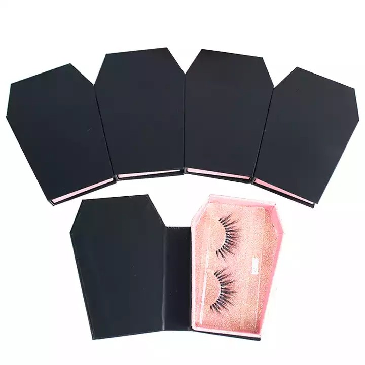 Lash Boxes Packaging with trays Lashes Box Cases Custom Logo Mink Lashes Pack Wholesale False Eyelas / 2