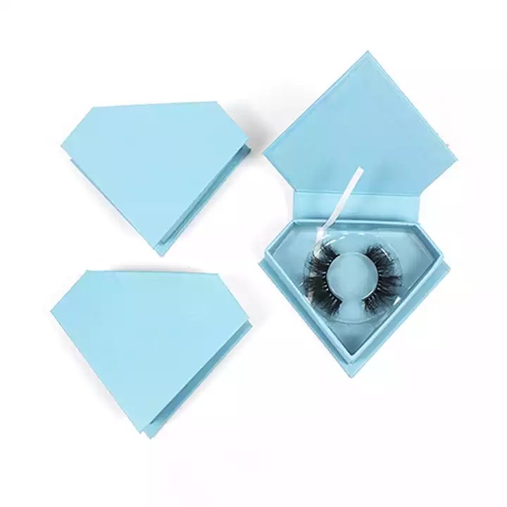 Wholesale Custom Logo Printing Mink Lashes Paper Boxes Package Empty Lash Packaging Box Bulk Makeup  / 2
