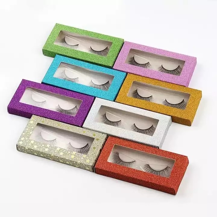NEW Wholesale Eyelash Packaging Box Lash Boxes Packaging Faux Mink Lashes Square Round Empty Case / 3