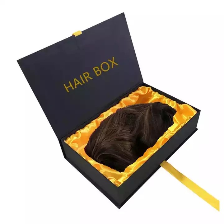 Custom Logo Print Tie Wallet Belt Jewelry Boxes Magnetic Closure Luxury Gift Paper WatchBox For Hair / 3