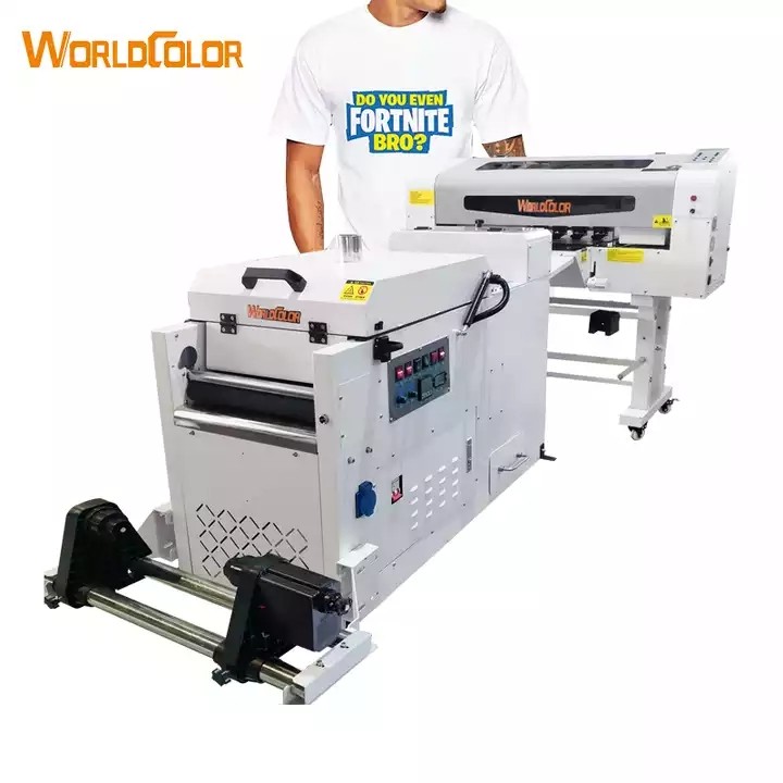Factory direct sales free samples 33cm logo printer with xp600/i3200 A1 pet film printer dtf printer / 1