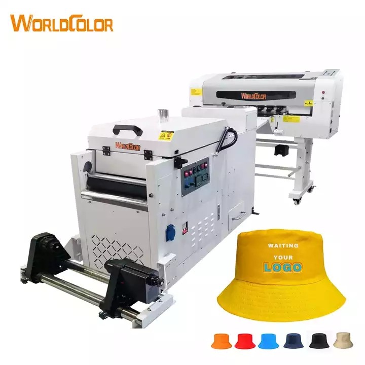 Cost price with best economy A3 DTF printer with two Original XP600 F1080A1 print heads with White s / 2