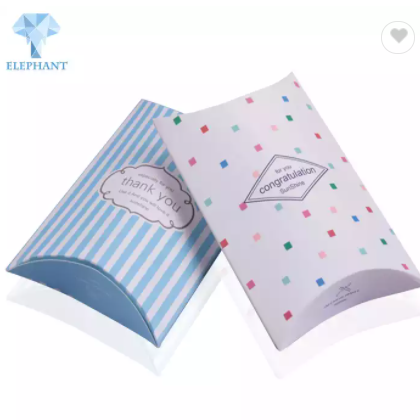 Small Paper Wholesale Price Custom Medium Rose Pillow Box With Handles Pillow Box / 3