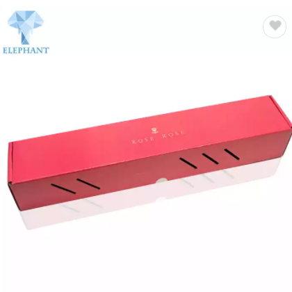 Custom Folding Long Roses Flower Gift Box Set Insert Paper Box For Packaging / 3