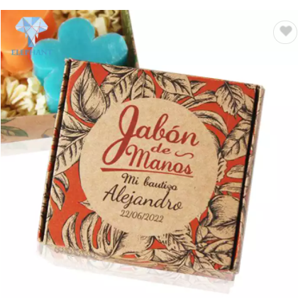 Custom Logo Kraft Paper Candle Gift Card Box Folding Packaging / 1