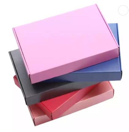 Eco Friendly Custom Logo Printed Black Shipping Box Durable Packaging Paper Small Packaging Cardboar / 3