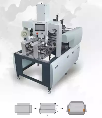 Automatic box corner tape binding machine/automatic box corner tape glue pasting machine / 1