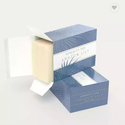 Full Colors Custom Printing Recycled Small Handmade Soap Art Paper box Packaging Wholesale / 1