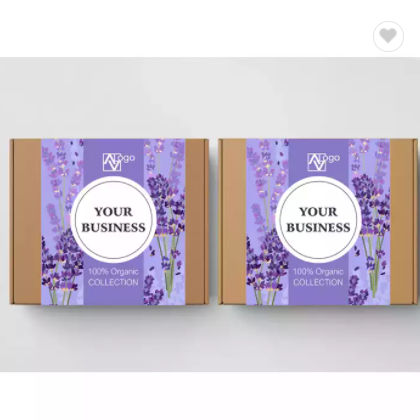 Custom logo half cover eyelash box paper sleeve packaging / 2