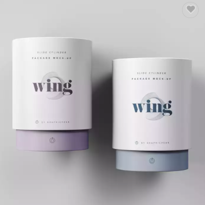 Gift Box Custom Design Cylinder Paper Cardboard Luxury Perfume Bottle Paper Tube Packaging / 3
