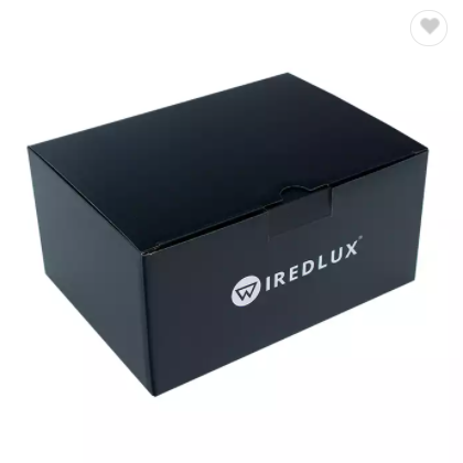 Luxury design matte black folding 350g customized speaker packaging boxes protective packaging paper / 3