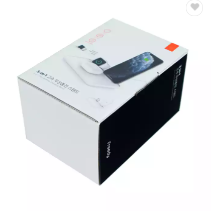 Customized High quality phone paper box Retail corrugated rigid Paper Packaging Box with Hanger and  / 3