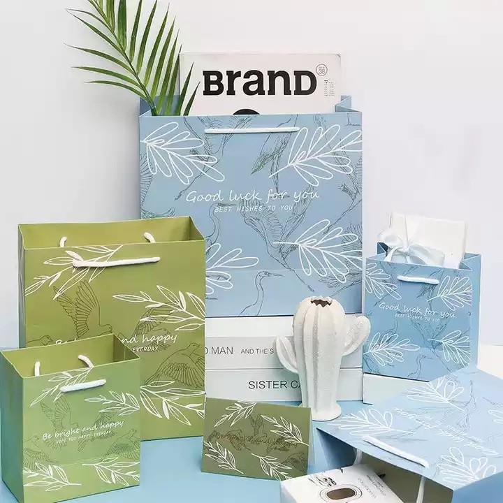 High Quality Custom Logo Paper Bag Boutique Bag Shopping Paper Bag / 2