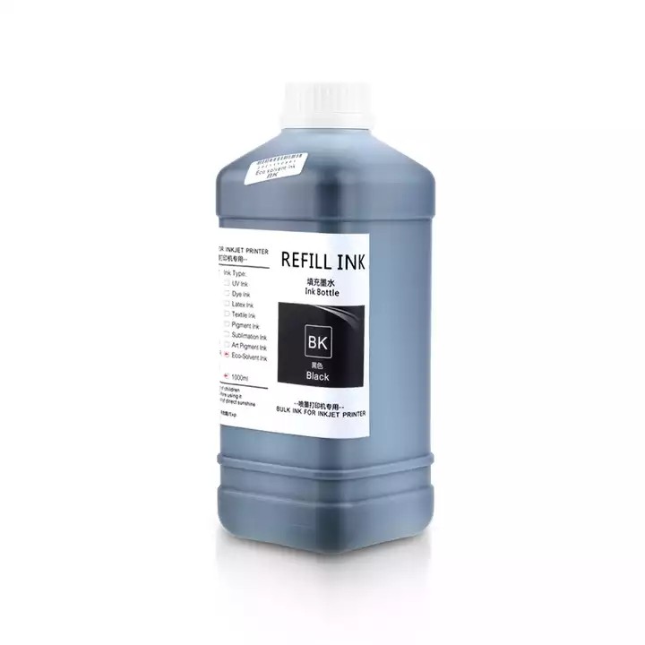Ocbestjet 1000ML Cheap Eco Solvent Bulk Ink For Epson XP 600 DX11 DX4 DX5 DX6 DX7 XP600 TX800 4720 P / 2