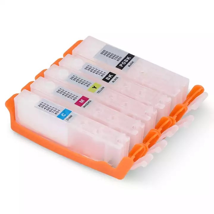 Ocbestjet 5colors/Set PGI-150 CLI-151 Empty CISS For Canon Pixma IX6810 IP7210 Mg5410 Mx921 Printer / 3