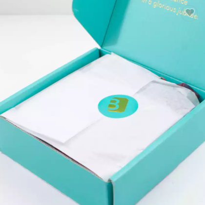 Custom Logo Corrugated Paper Cardboard Packaging Tuck End Mailer Shipping Gift Box / 1