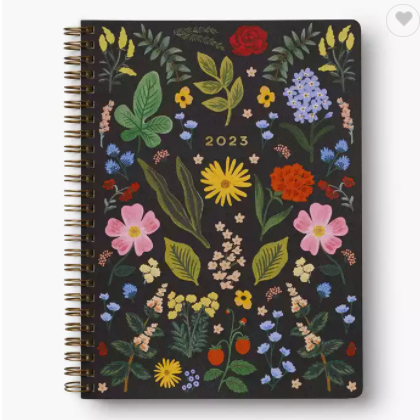 Custom Printing Textured Card Paper Cover Monthly Schedule Agenda Planner Notebook / 1