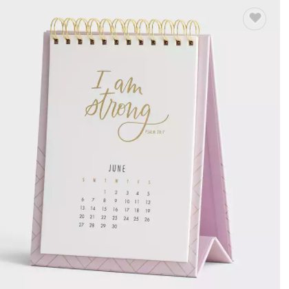 Custom Logo Printed 2023 2024 Spiral Wire Monthly Stand Flip Table Desk Desktop Calendar / 1