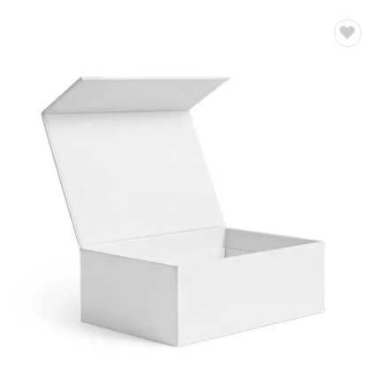 White Custom Logo Foldable Magnetic Premium Luxury Recyclable Rigid Cardboard Paper Packaging Clothi / 1