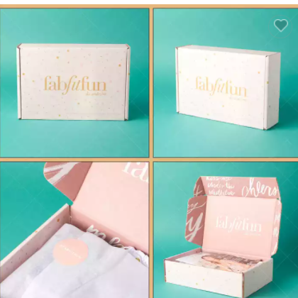 Custom Logo Printed Cardboard Corrugated Mailer Box Packaging Paper Printed Box / 3
