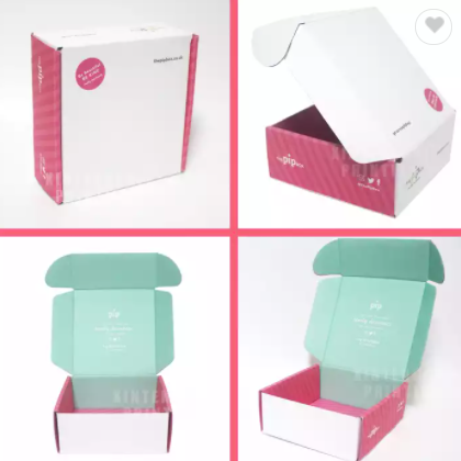 Factory Mailer Custom Printed Logo Luxury Mailing Paperboard Apparel Box Corrugated Folding Gift Pac / 2