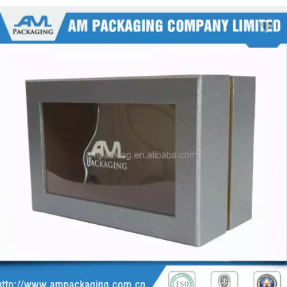 with window Professional luxury printing custom logo package gift box emballage colis / 3