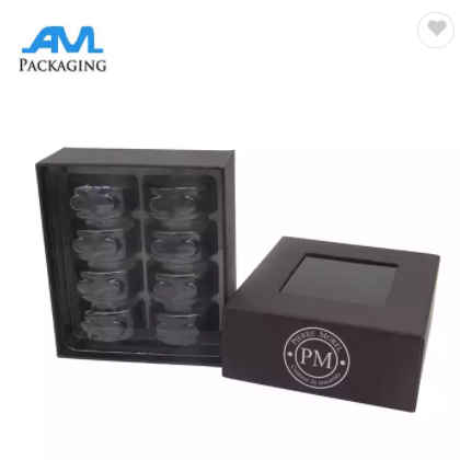 customized Food grade package dongguan macarons paper gift box with window insert / 3
