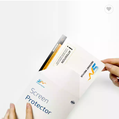 Cheap Customized Design Phone Envelope Screen Protector Packaging Hang Paper Box / 3