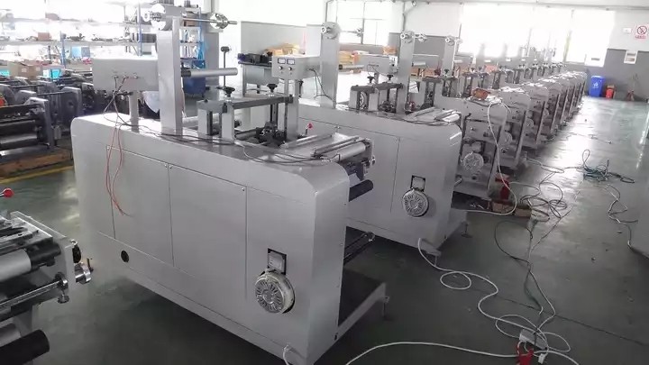 Blank Adhesive Labels Slitting And Rotary Die Cutting Machine / 2