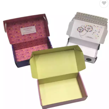 Customized Underwear Storage Box Printing Pink Corrugated Box Dress Shoes Packaging Box / 2
