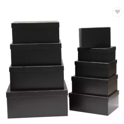 Wholesale Gift Box Packaging 10 Pcs Set Of Rectangular-shaped Paper Gift Packaging Box Set Rigid Nes / 2