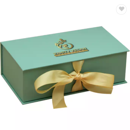 luxury gold hot stamping paper board gift kraft paper clothing t-shirt packaging box for clothing / 2