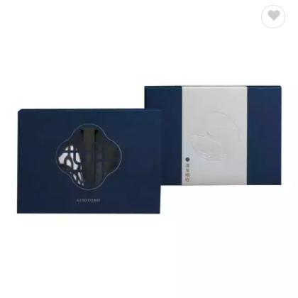High Quality Custom Logo golden Rigid Paper Cardboard Hair Gift Packaging Boxes With Ribbon / 3