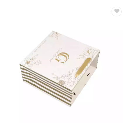 White luxury give away for customer thank you perfume gift bag with handle / 2