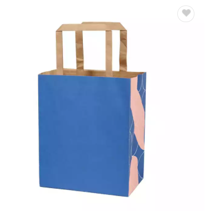 Good Quality Eco Friendly Custom Gift Kraft Shopping Paper Bags With Twisted Paper Handle / 3