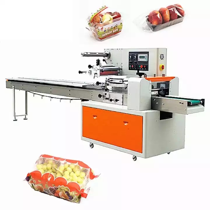 HNOC fruit and vegetable pouch wrapping packing machine,automatic food fresh vegetable packaging mac / 1