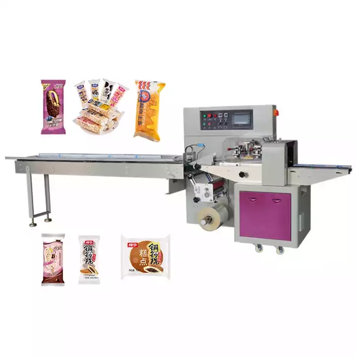 Automatic Flow Popsicle Onigiri Dry Noodle Egg Roll Small Candy Roll Lollipop Wrapping Machine For S / 1