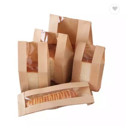 Hot Selling Food grade French baguette bags bread packing paper bag eco-friendly bread packaging gre / 3