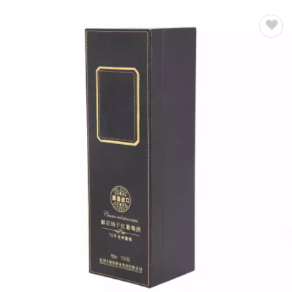 Gift packaging single bottle cardboard paper red wine box / 1